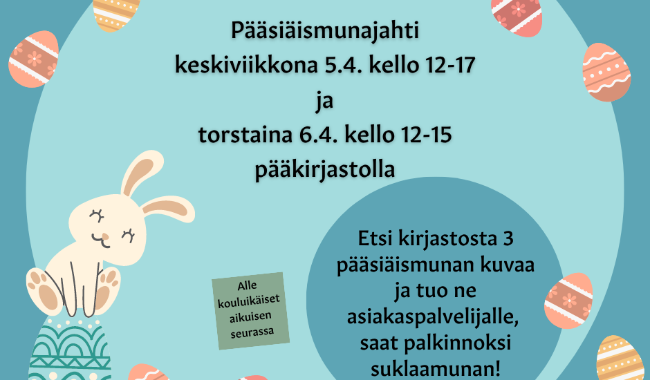 Pääkirjaston pääsiäsimunajahti