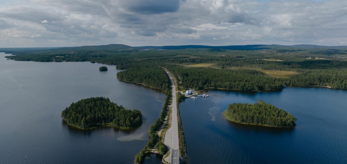 Mourusalmen alue ilmakuvassa