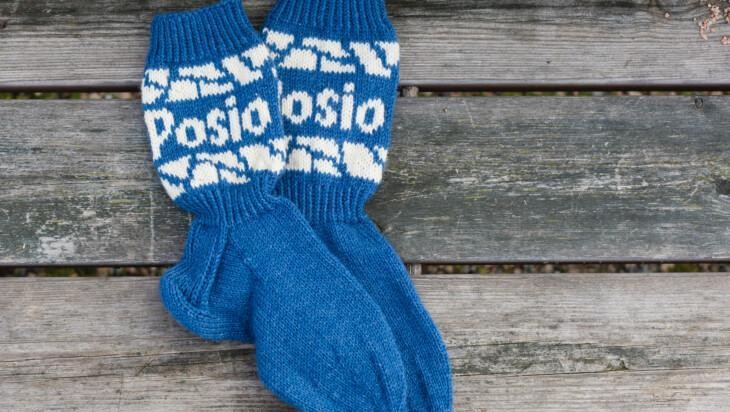 villasukat, joissa Posio-teksti